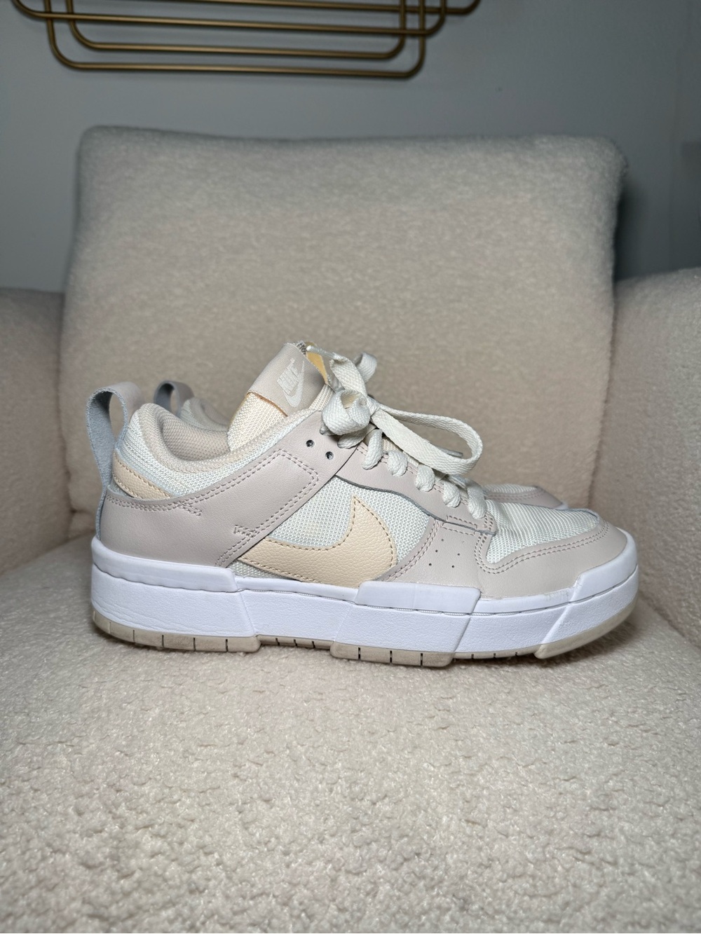 Nike Shoes | Nike Women’s Dunk Low Disrupt “Sail” | Color: Cream | Size: 8